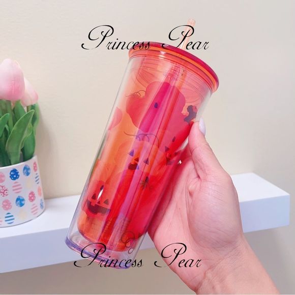 Starbucks Halloween Thailand 2022 Pumpkin Patch Cup Tumbler 16 oz - Picture 8 of 10